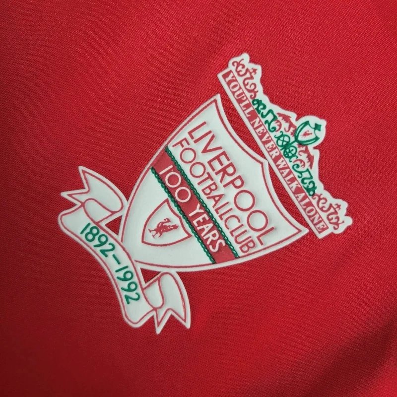 Liverpool Retro Football Jersey Home Custom Shirt 1992-93