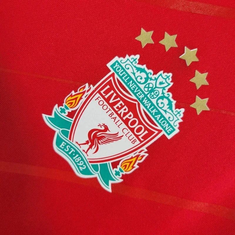 Liverpool Retro Football Jersey Home Custom Shirt 2005/06
