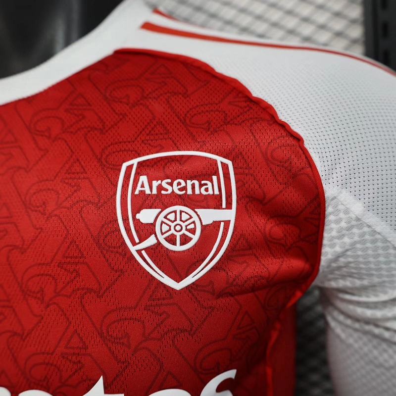 Arsenal Authentic Soccer Jersey Home Long Sleeve Shirt 2025/26