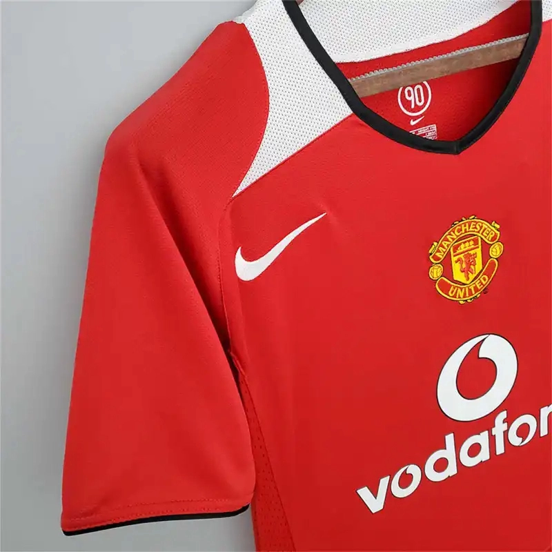 Rooney #8 Manchester United Retro Home Football Jersey Shirt 2004/06