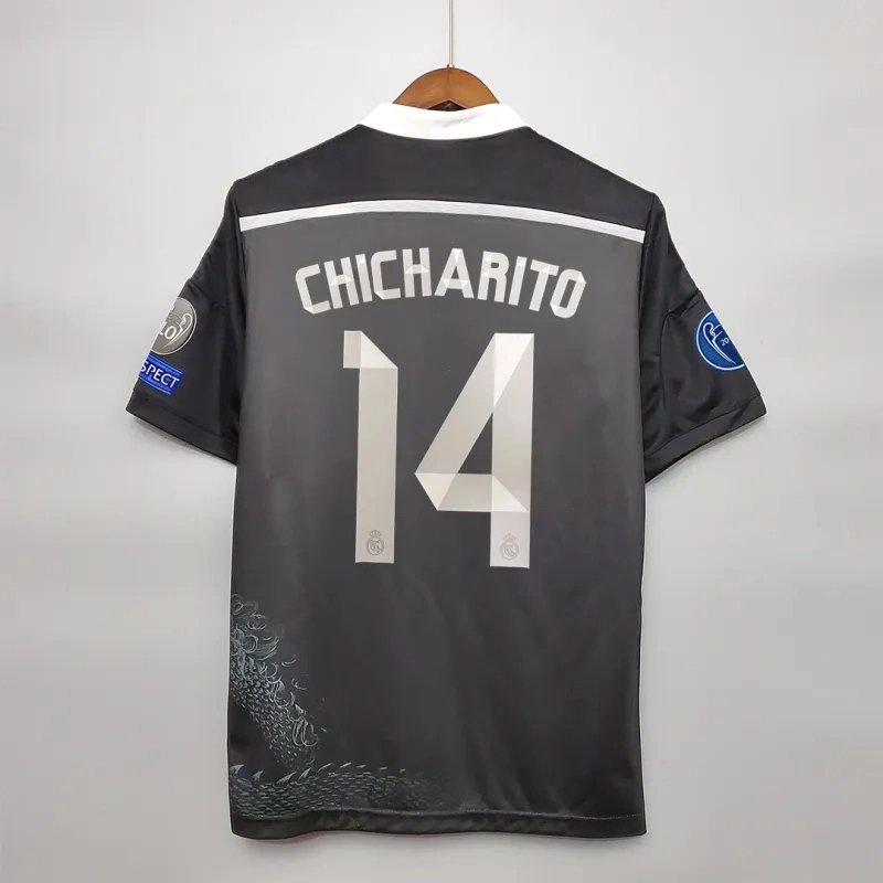 Ronaldo#7 Real Madrid Retro Jersey Third Away Soccer Shirt 2014/15
