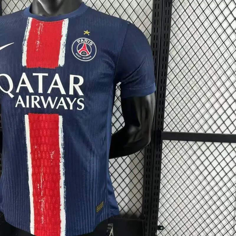 Authentic Soccer Jersey PSG Home x Champions of Europe Shirt 2024/25