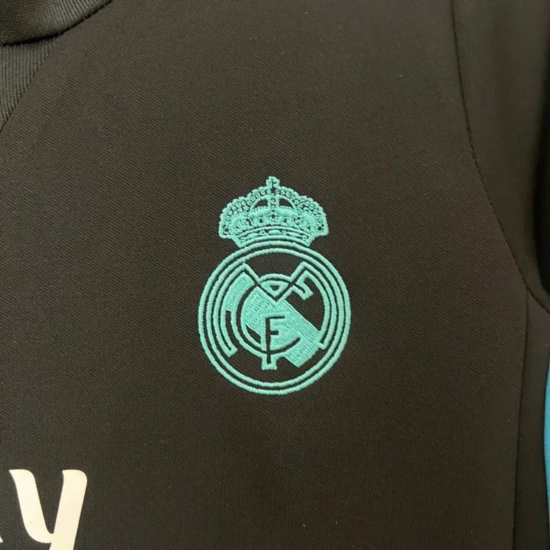 Real Madrid Retro Jersey Away Kids Kit Jersey+Shorts 2017/18