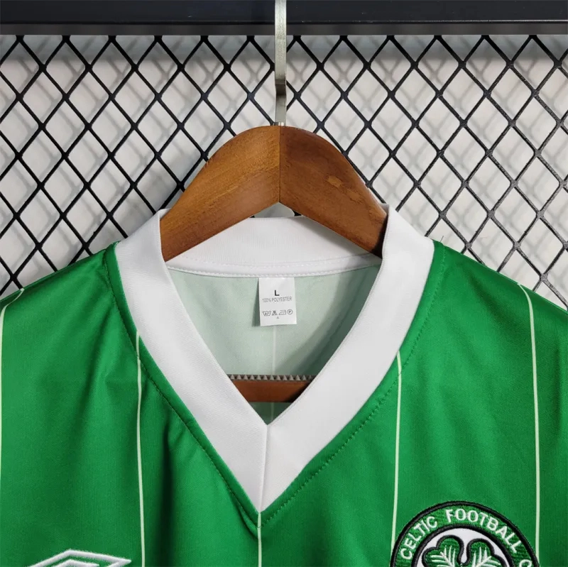 Celtic Retro Soccer Jersey Home Custom Shirt 1984/86