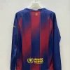 Barcelona Home Long Sleeve Soccer Jersey Custom Shirt 2025/26