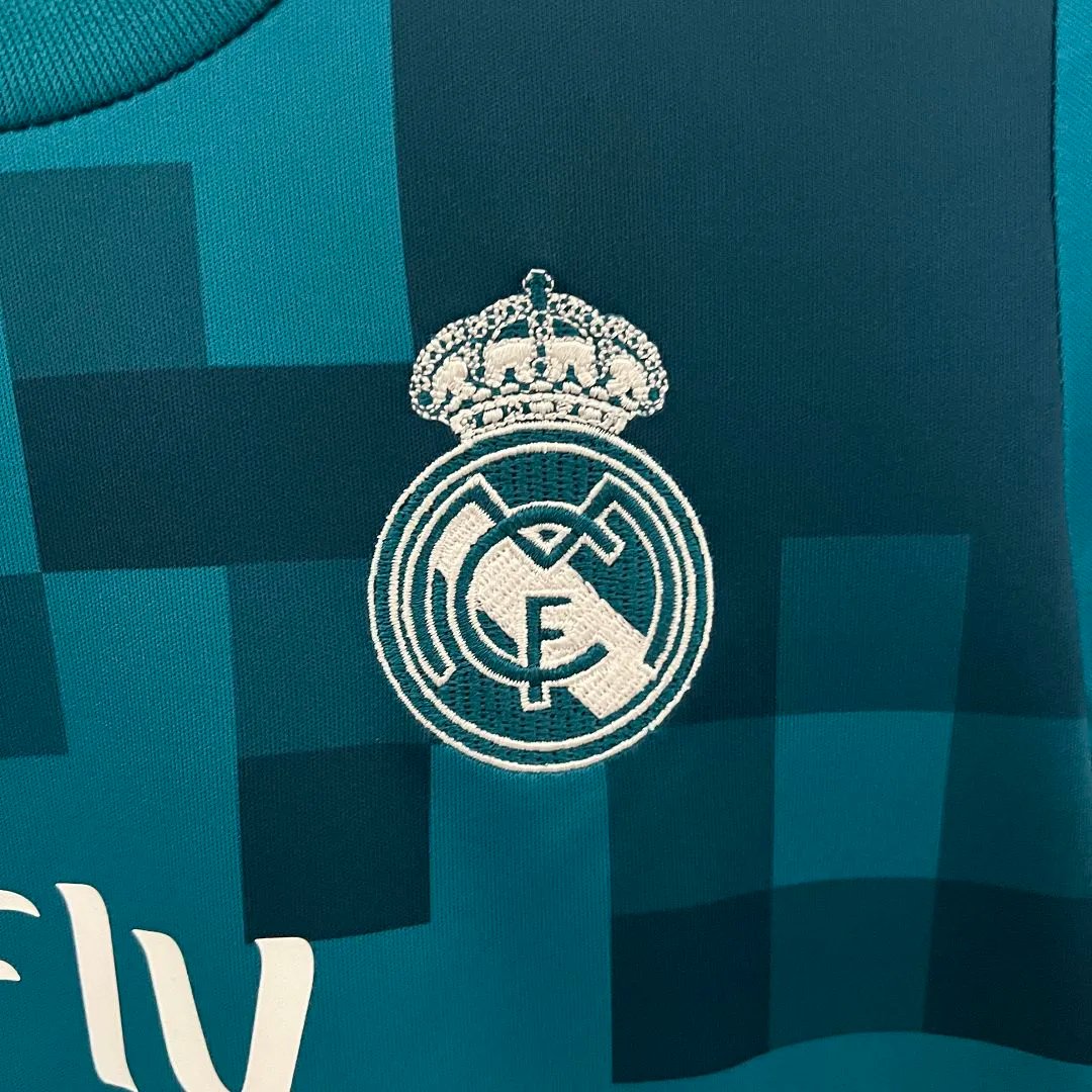 Real Madrid Retro Jersey Third Away Kids Kit Jersey+Shorts 2017/18