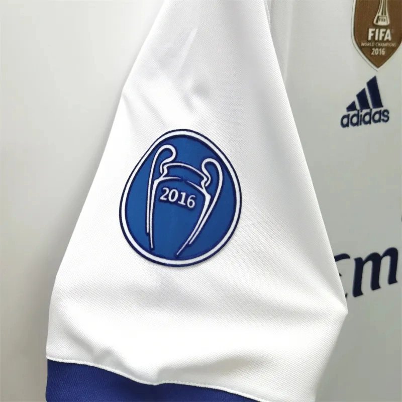 Ronaldo #7 Real Madrid Retro Jersey Home Soccer Shirt 2016/17