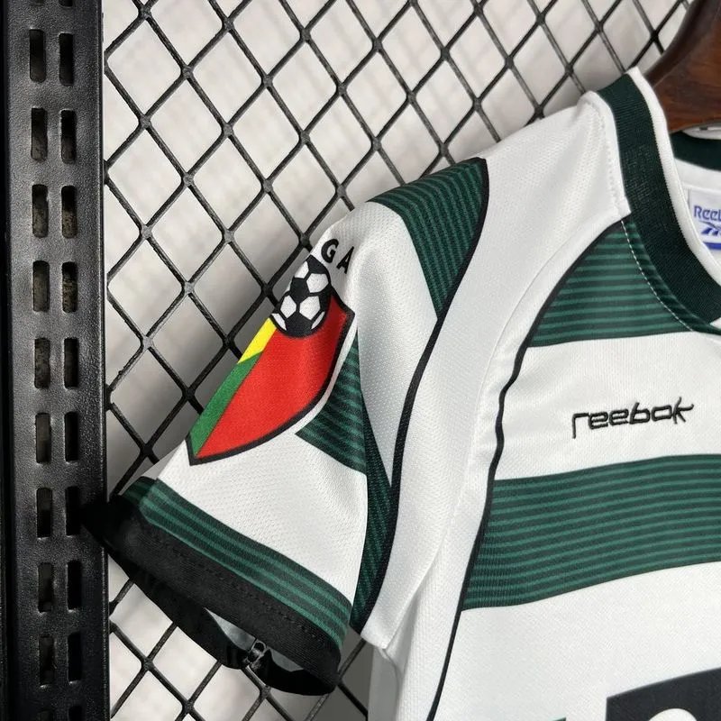 Sporting CP Retro Soccer Jersey Home Kids Kit Jersey+Shorts 2001/03