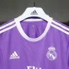 Real Madrid Authentic Retro Jersey Away Long Sleeve Soccer Shirt 2016/17
