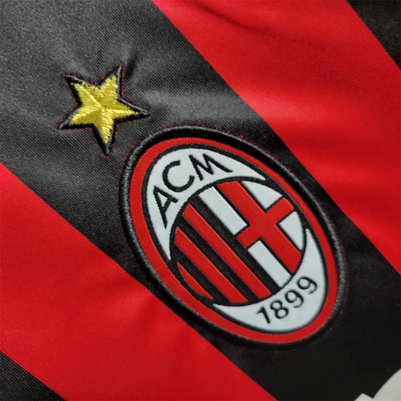AC Milan Retro Soccer Jersey Home Long Sleeve Custom Shirt 2006/07