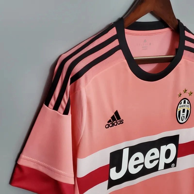 Juventus Retro Soccer Jersey Away Custom Shirt 2015-16