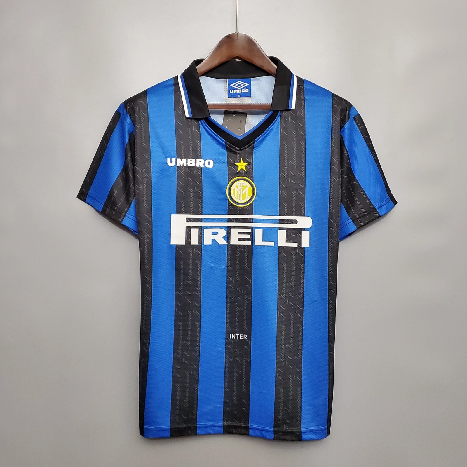 Inter Milan Jersey Custom Home Soccer Jersey 1997/98