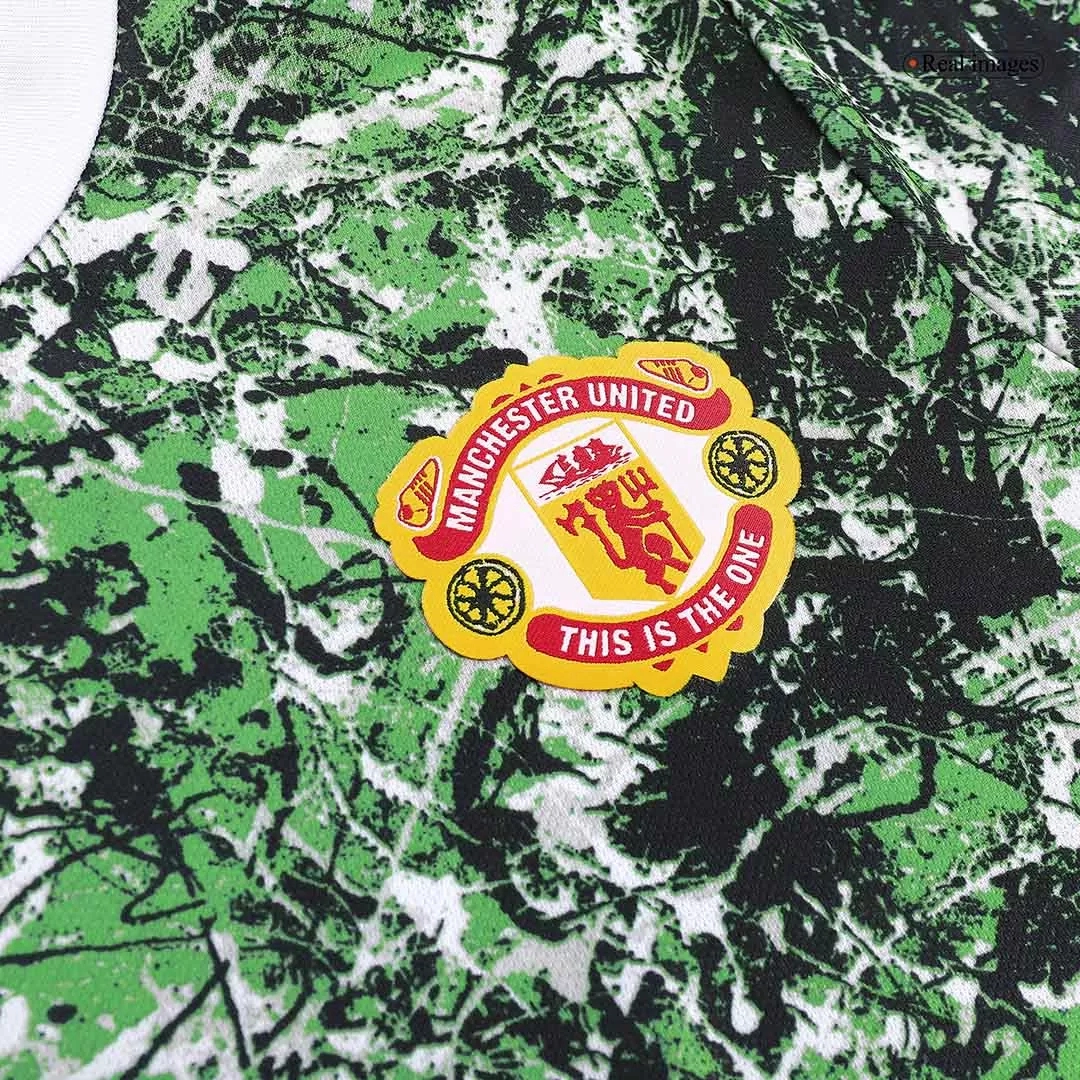Manchester United x Stone Roses Icon Pre-Match Football Jersey Shirt 2024/25