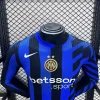 Authentic Soccer Jersey Inter Milan Home Long Sleeve Shirt 2024/25