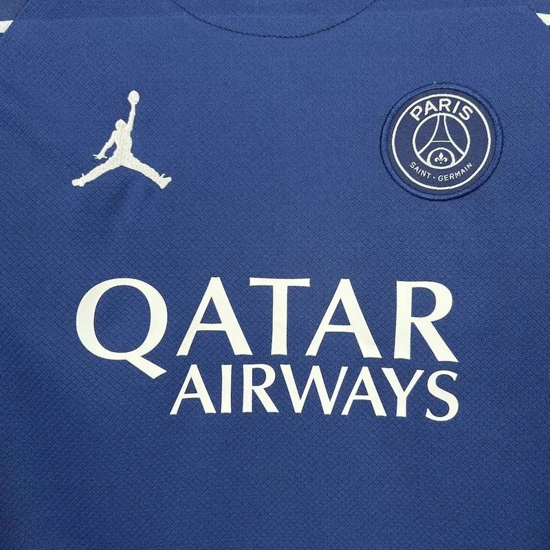 PSG Soccer Jersey Fourth Away Kids Kit Jersey+Short 2024/25