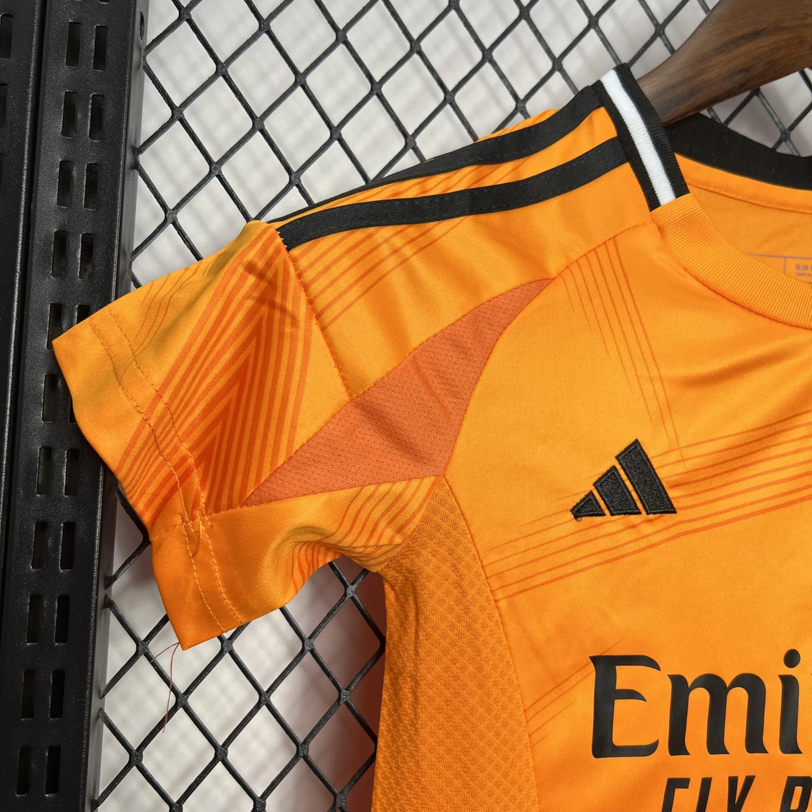 Real Madrid Soccer Jersey Away Custom Kids Kit Jersey+Shorts 2024/25