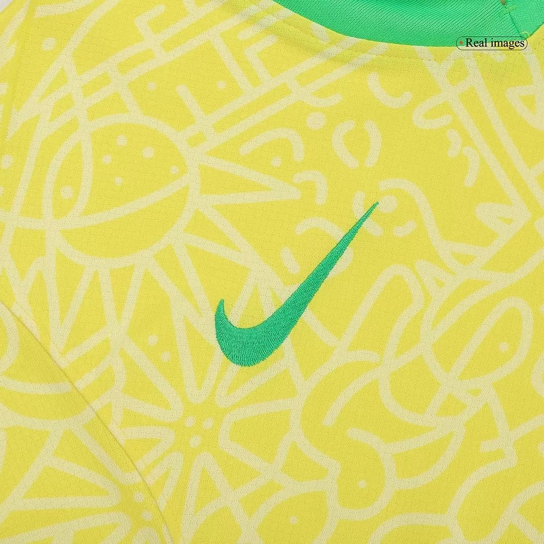 Brazil Soccer Jersey Home Custom Shirt Copa America 2024