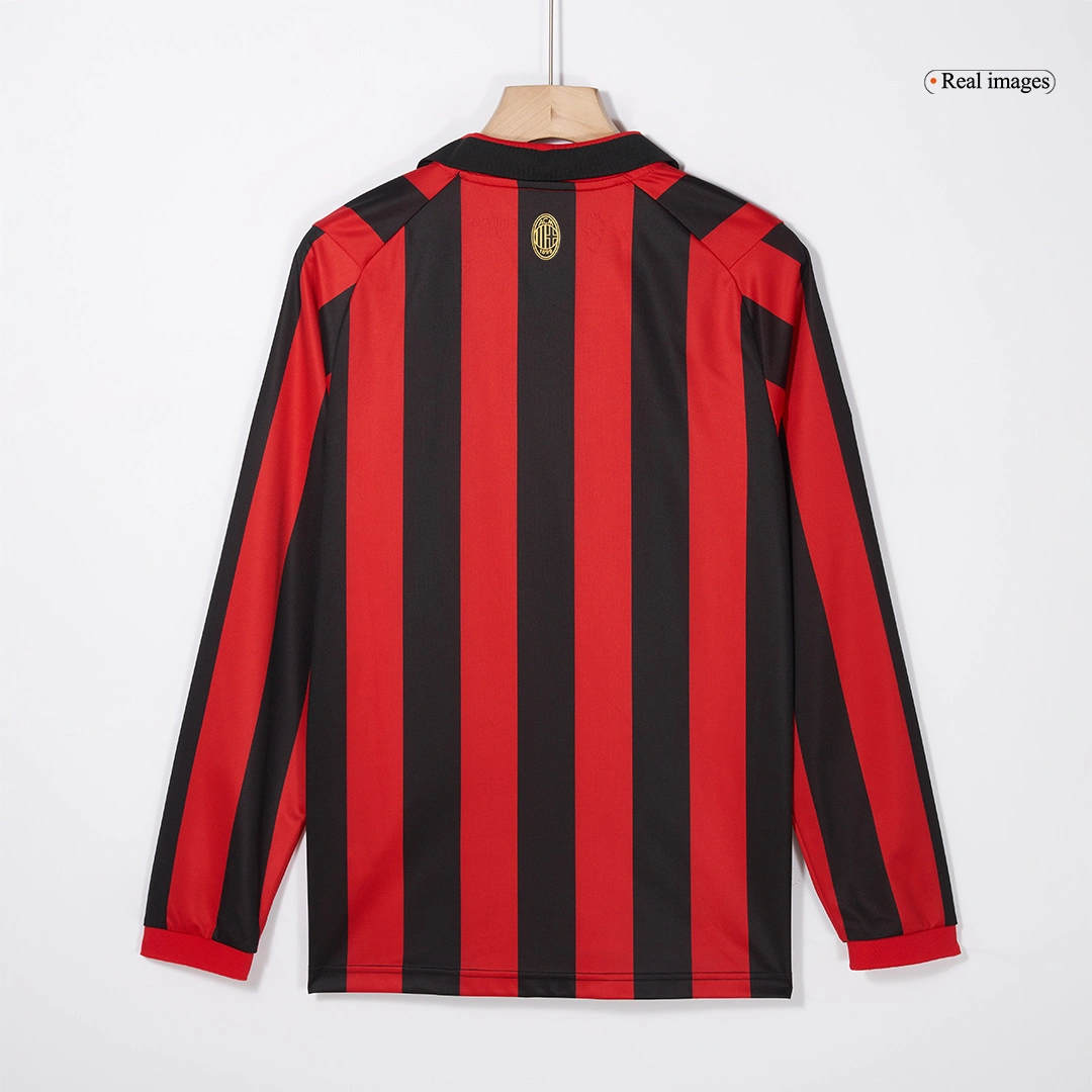AC Milan Soccer Jersey 125th Anniversary Long Sleeve Custom Shirt 2024/25