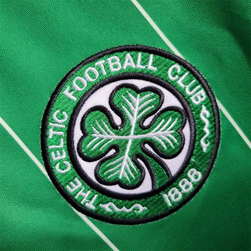 Celtic Retro Soccer Jersey Home Custom Shirt 1984/86