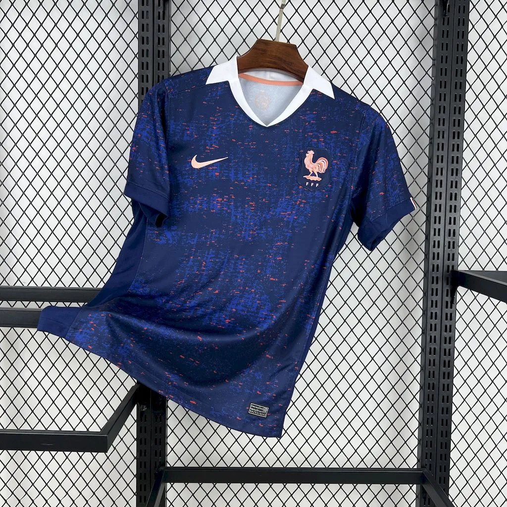 France Soccer Jersey Home Custom Shirt 2025