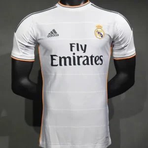 Real Madrid Authentic Retro Jersey Home Soccer Shirt 2013/14