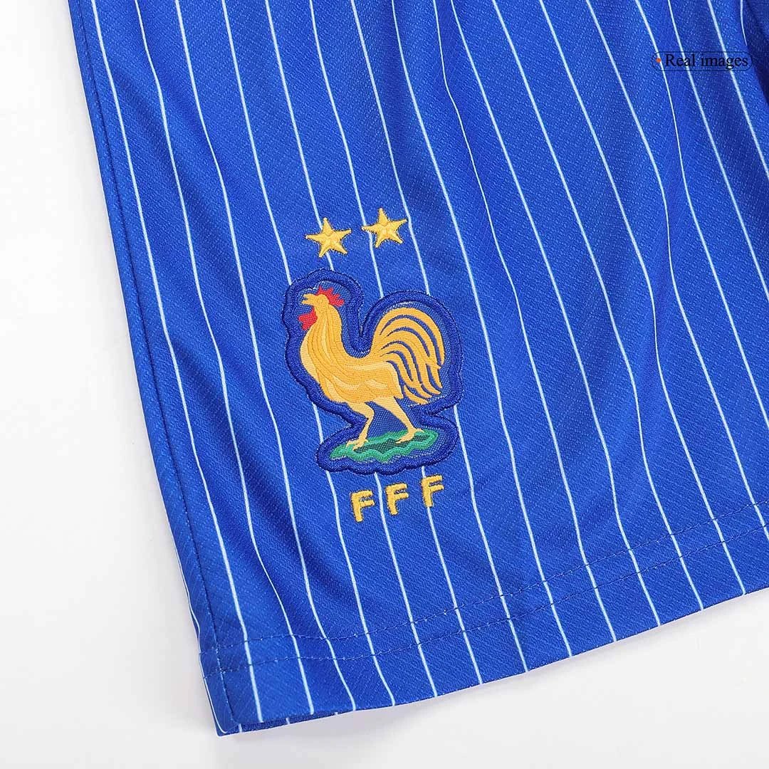 France Away Football Uniform Kids Kit Jersey+Shorts EURO 2024