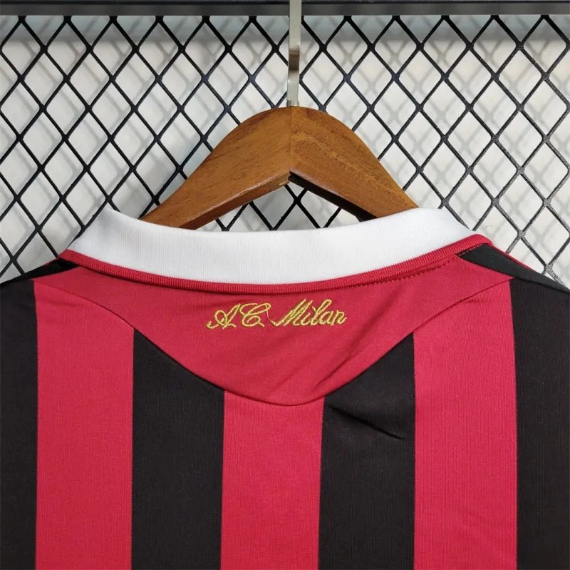 AC Milan Retro Soccer Jersey Home Custom Shirt 2009/10
