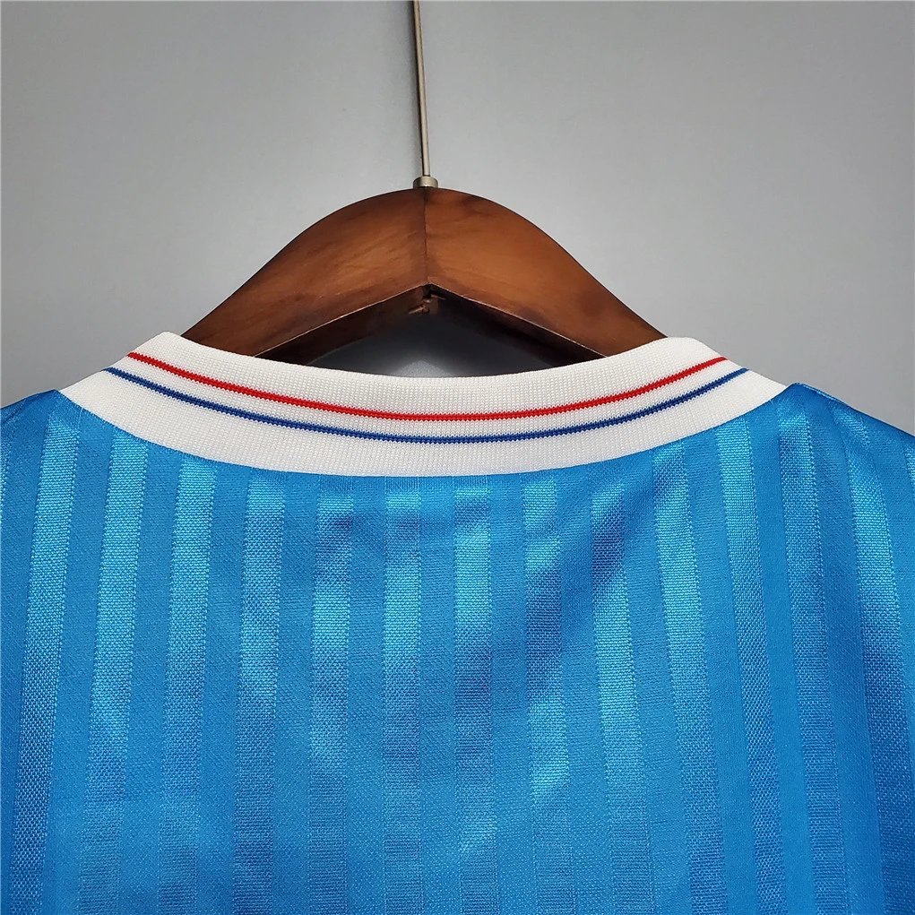 Marseille Retro Soccer Jersey Away Custom Shirt 1989-91