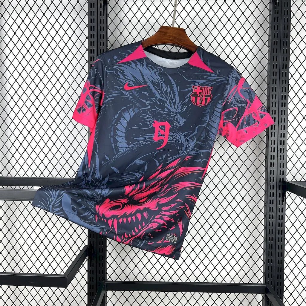 Barcelona Soccer Jersey Dragon Special Edition Custom Shirt 2025/26