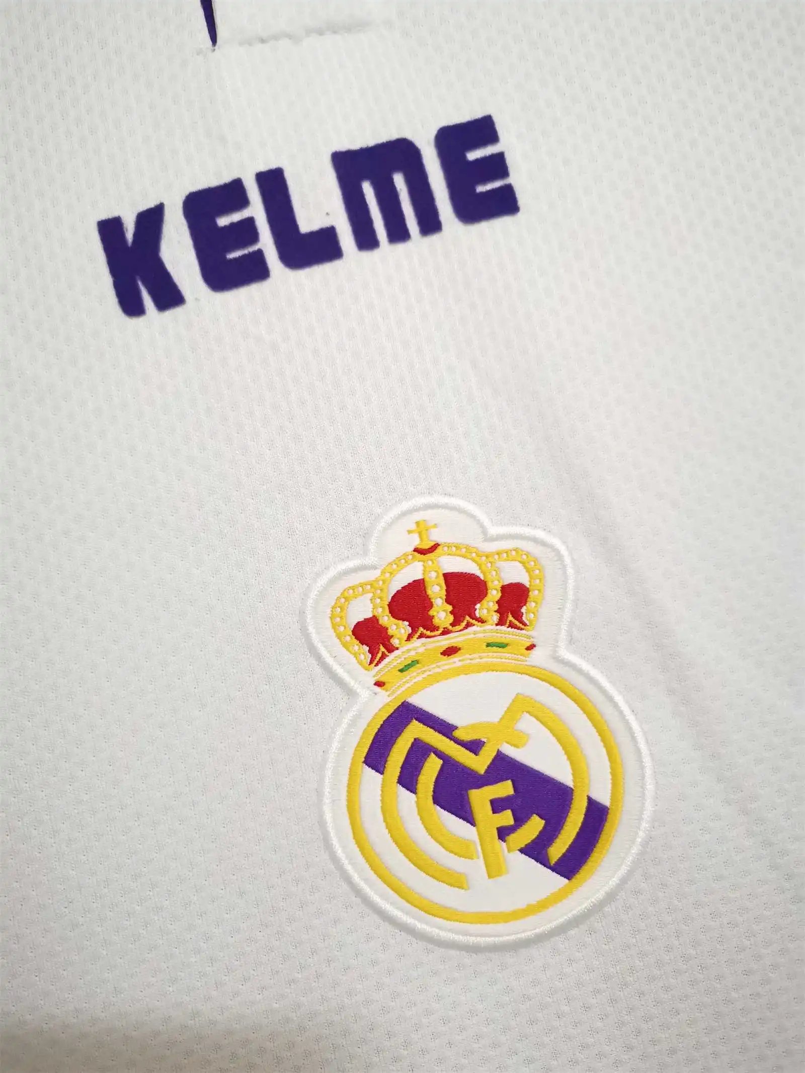 Real Madrid Retro Jersey Home Custom Soccer Shirt 1997-98