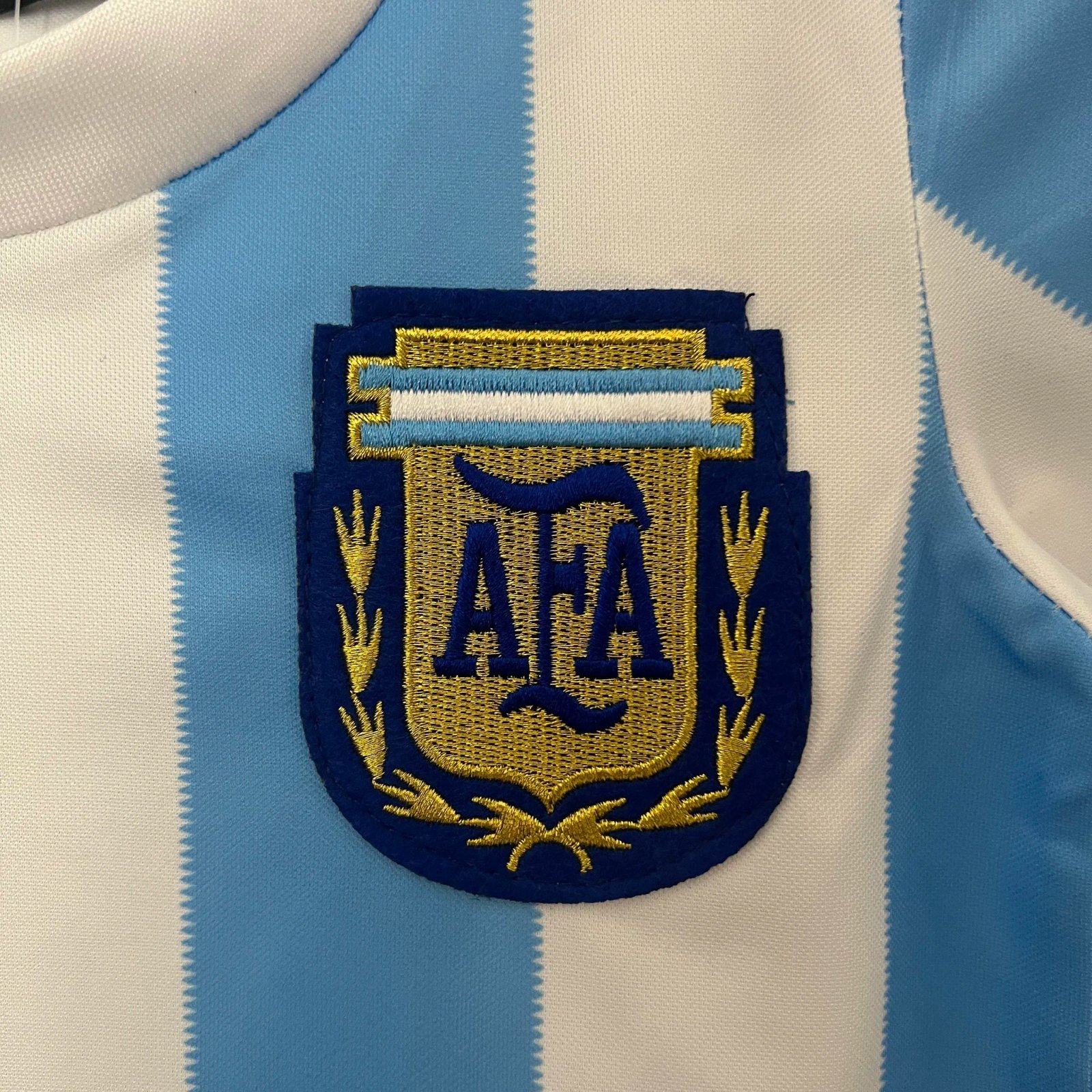 4c160f93e611a2dcf88675c756f9ffdca8065f59 Argentina Retro Home Soccer Uniform Kids Kit Jersey+Shorts 1986