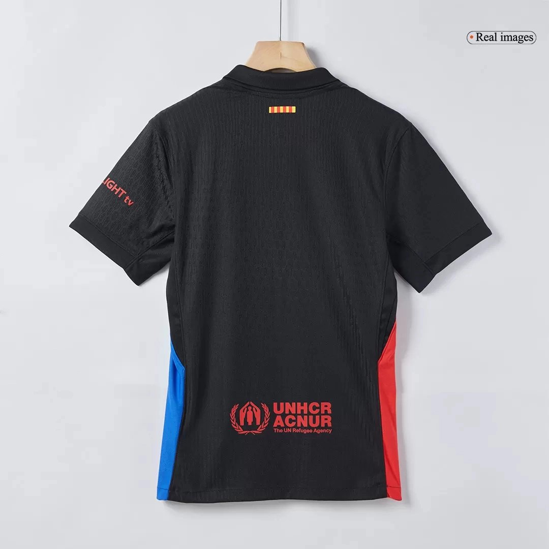 Authentic Barcelona Away Soccer Jersey 2024/25 - Spotify Logo Without Text