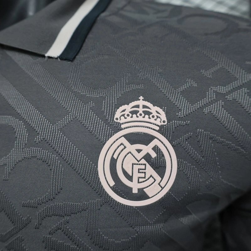 Real Madrid Authentic Soccer Jersey Third Away Shirt Long Sleeve 2024/25