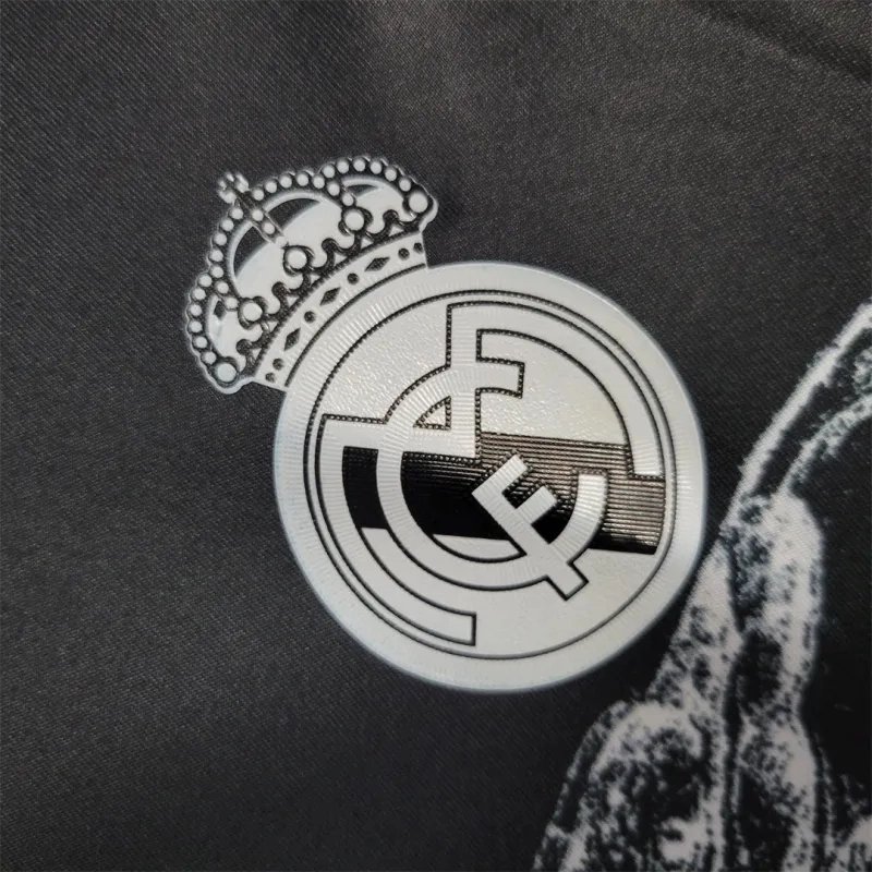 Real Madrid Retro Jersey Third Away Custom Long Sleeve Soccer Shirt 2014/15