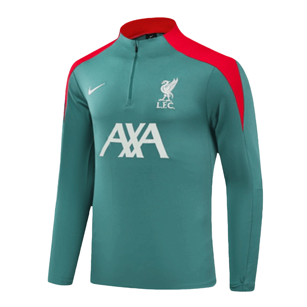 4e5dfc34d4a0420abc631778ea6b48c910692361 Kids Liverpool Zipper Sweat Kit(Top+Pants) 2024/25