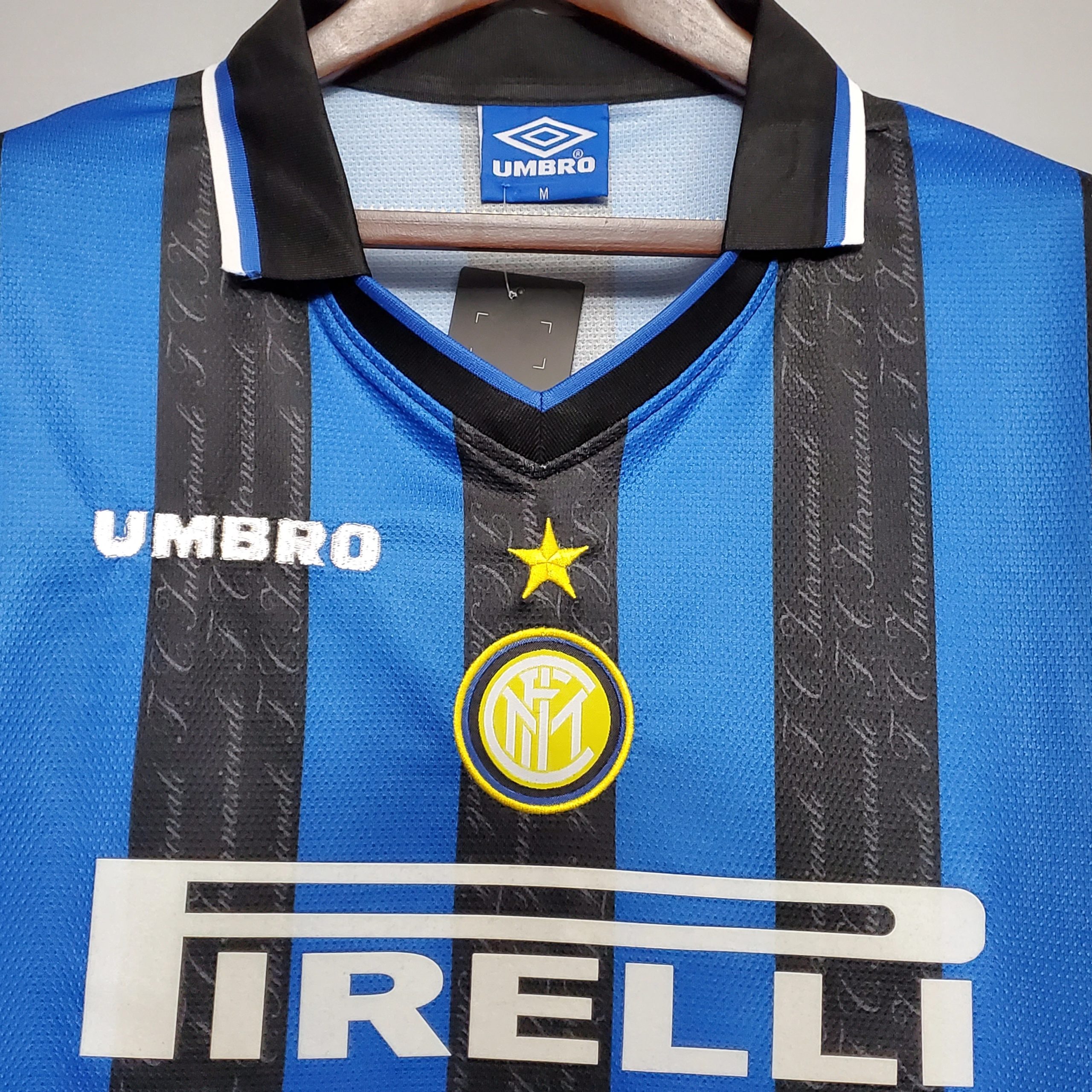 Inter Milan Jersey Custom Home Soccer Jersey 1997/98