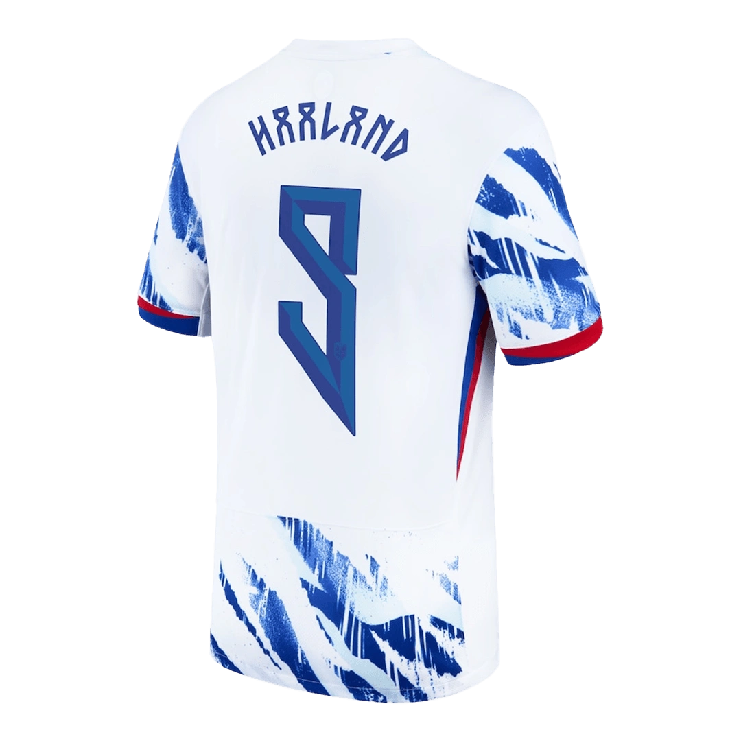 HAALAND #9 Norway Soccer Jersey Away Custom Shirt 2024