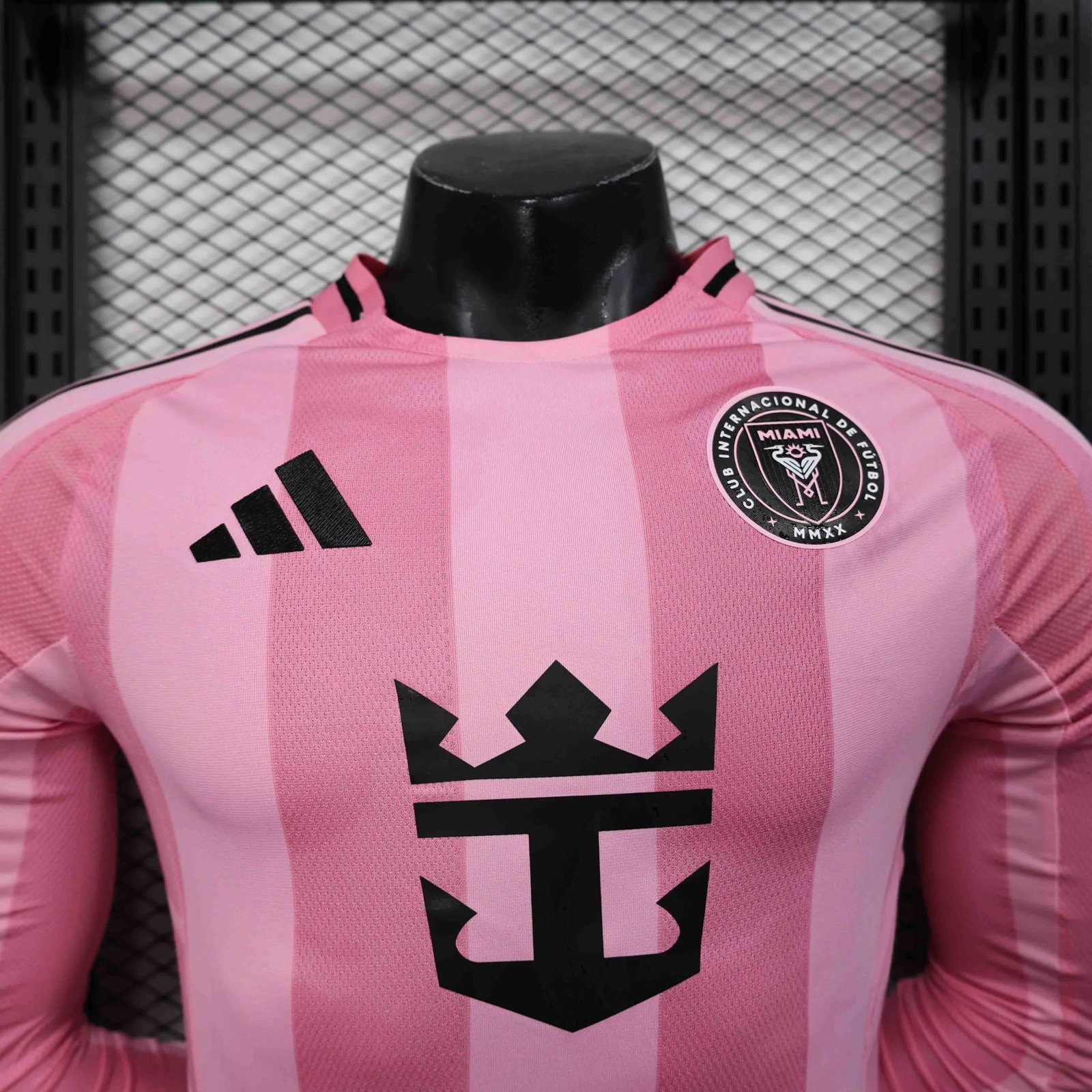 Inter Miami Authentic Soccer Jersey Home Long Sleeve Shirt 2025