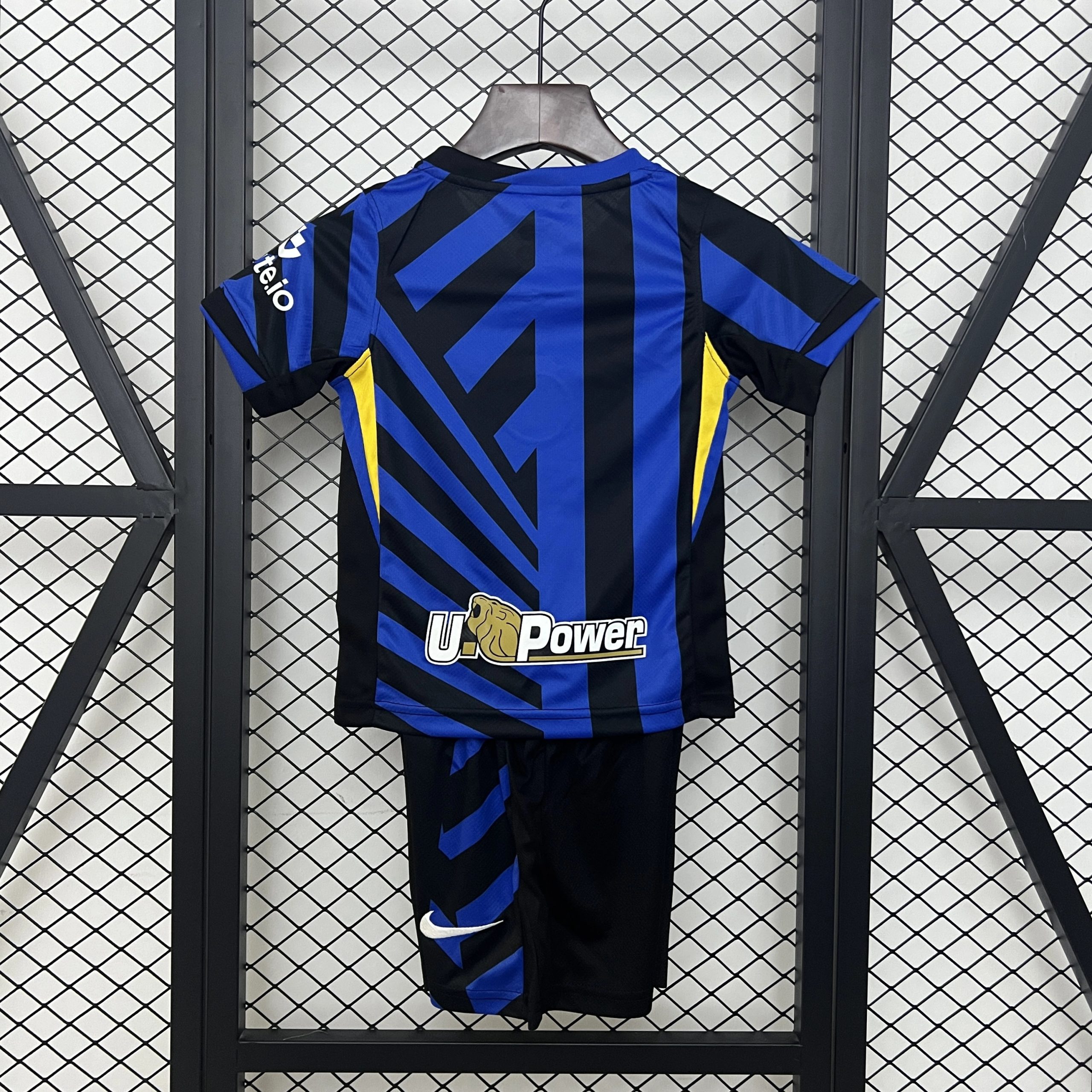 Inter Milan Soccer Jersey Home Kids Kit Jerseys+Shorts 2024/25
