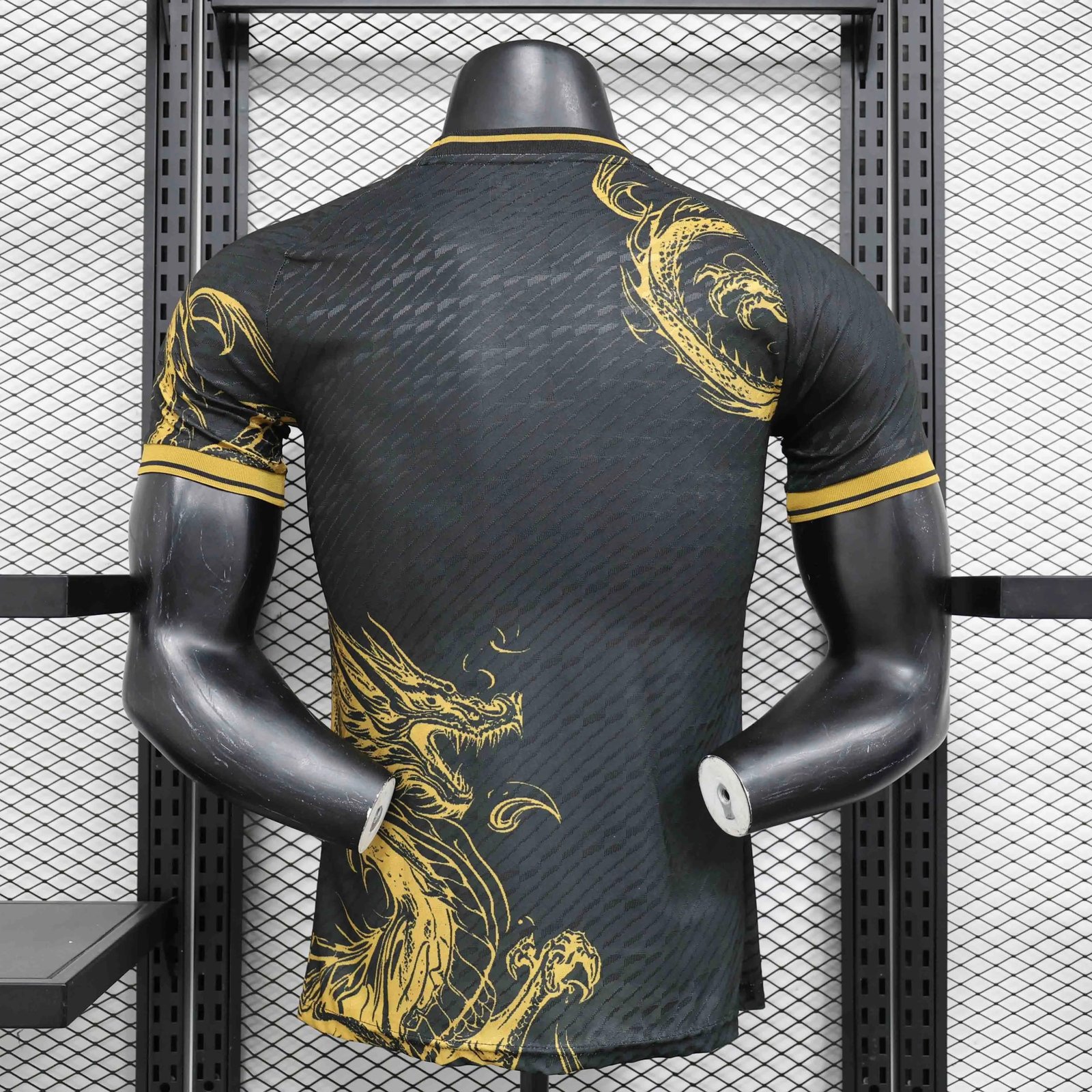 Real Madrid Authentic Soccer Jersey Golden Dragon Special Edition Shirt 2024/25