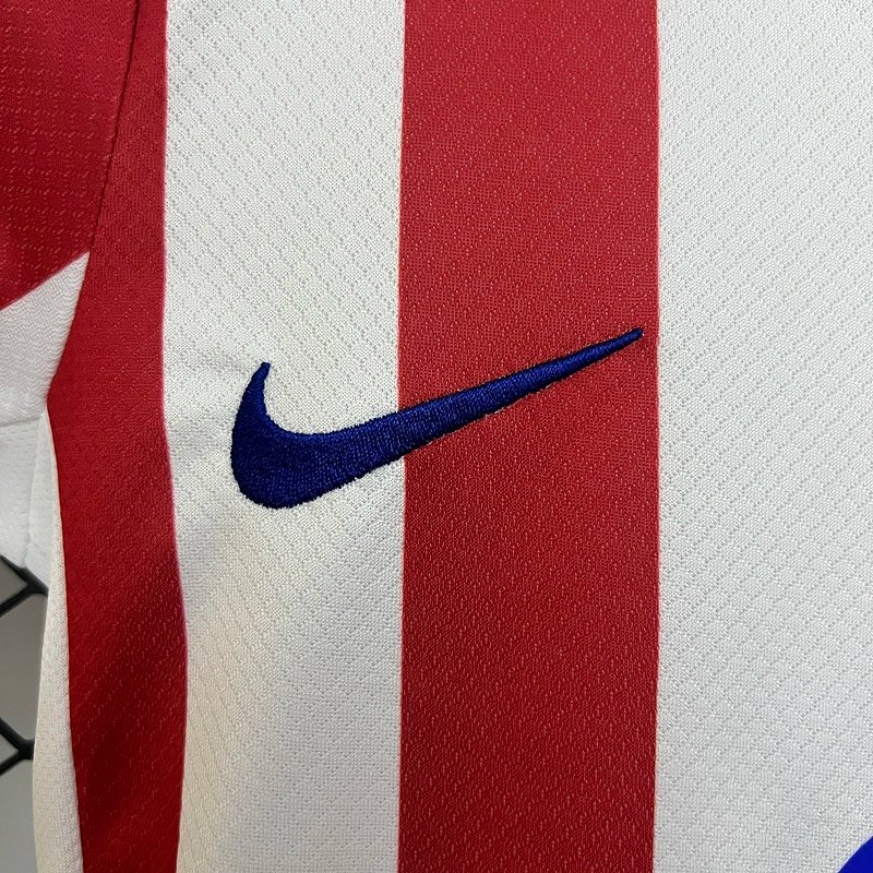 Atletico Madrid Soccer Jersey Home Kids Kit Jersey+Shorts 2025/26