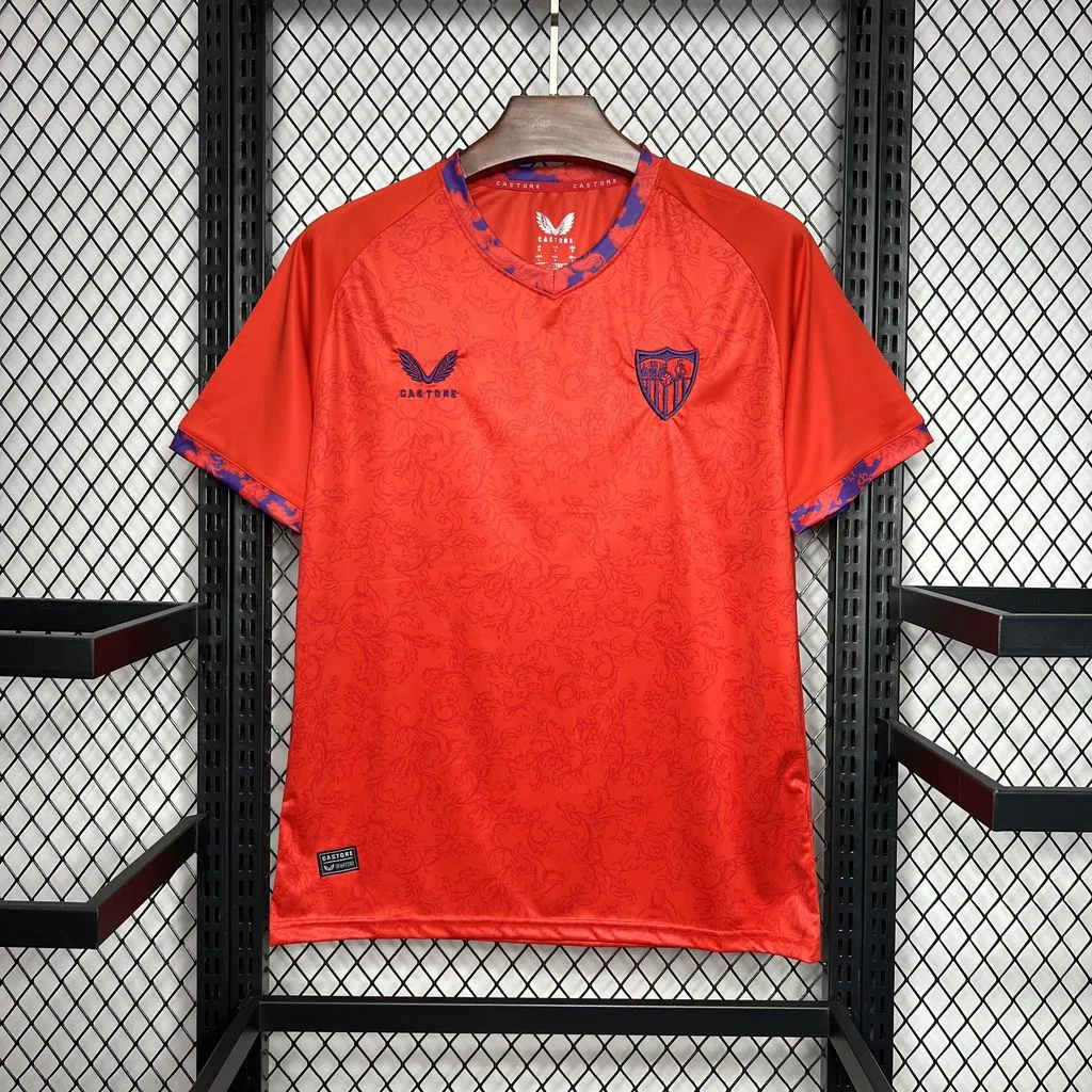Sevilla FC Soccer Jersey Away Custom Shirt 2024/25