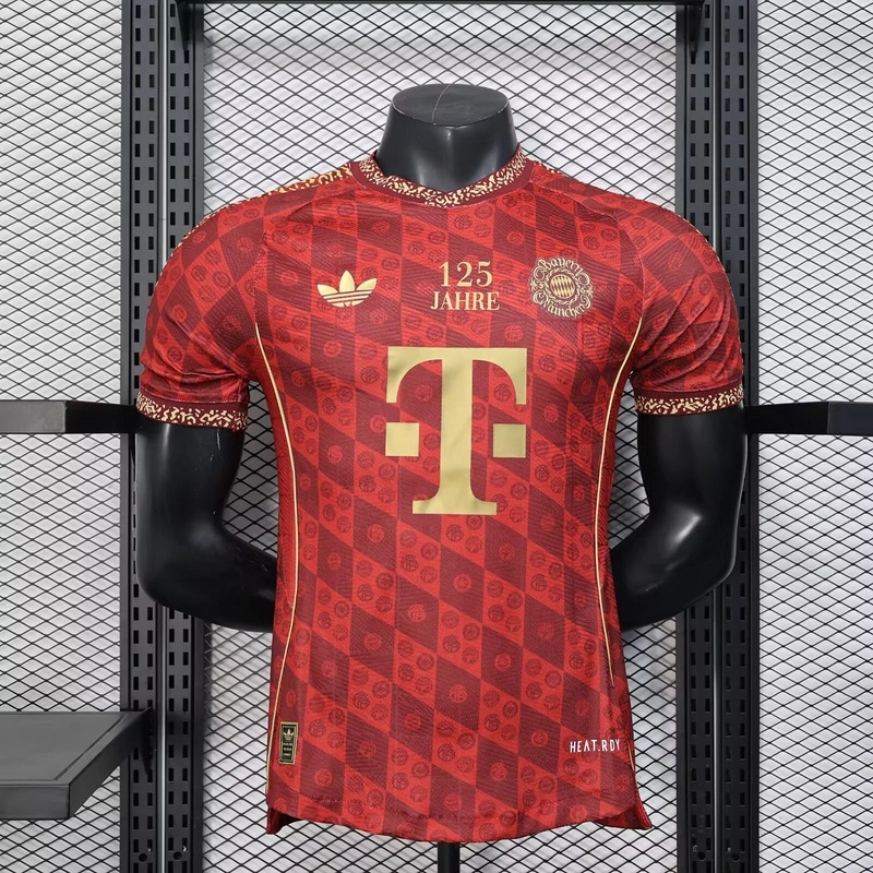Authentic Bayern Munich Soccer Jersey Shirt 2025/26 125th Anniversary