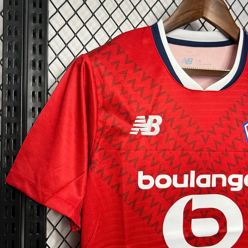 Lille OSC Soccer Jersey Home Custom Shirt 2024/25