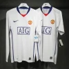 Manchester United Retro Authentic Away Long Sleeve Football Jersey Shirt 2008/09