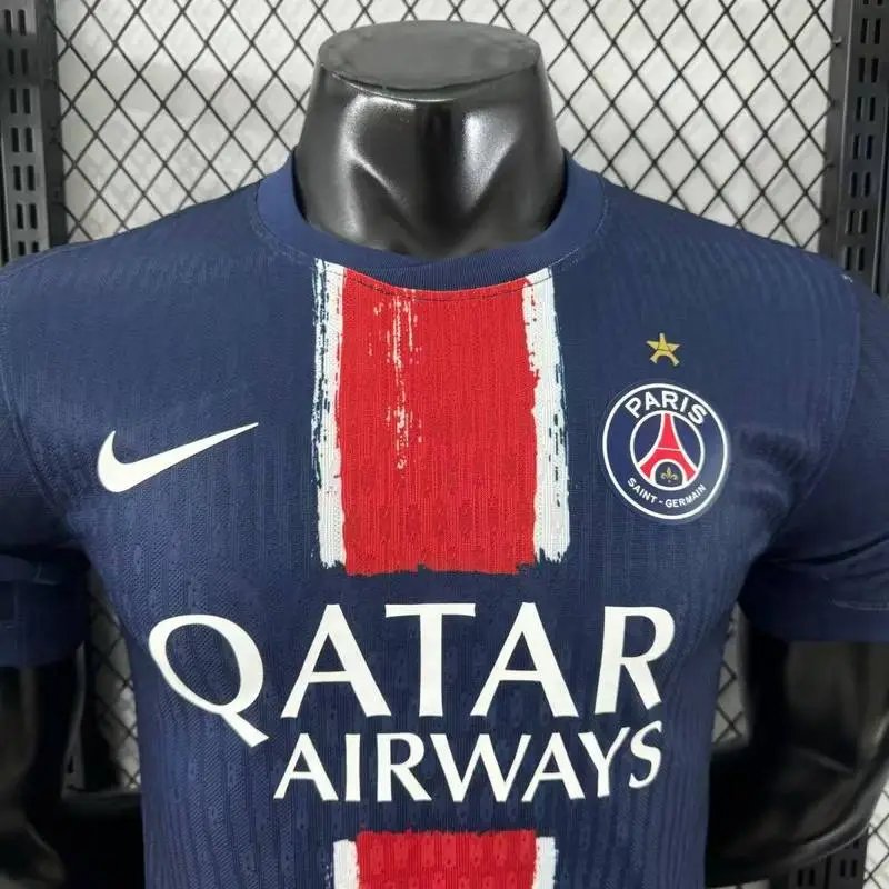 Authentic Soccer Jersey PSG Home x Champions of Europe Shirt 2024/25