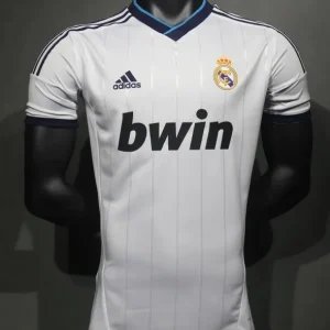 Real Madrid Authentic Retro Jersey Home Soccer Shirt 2012/13