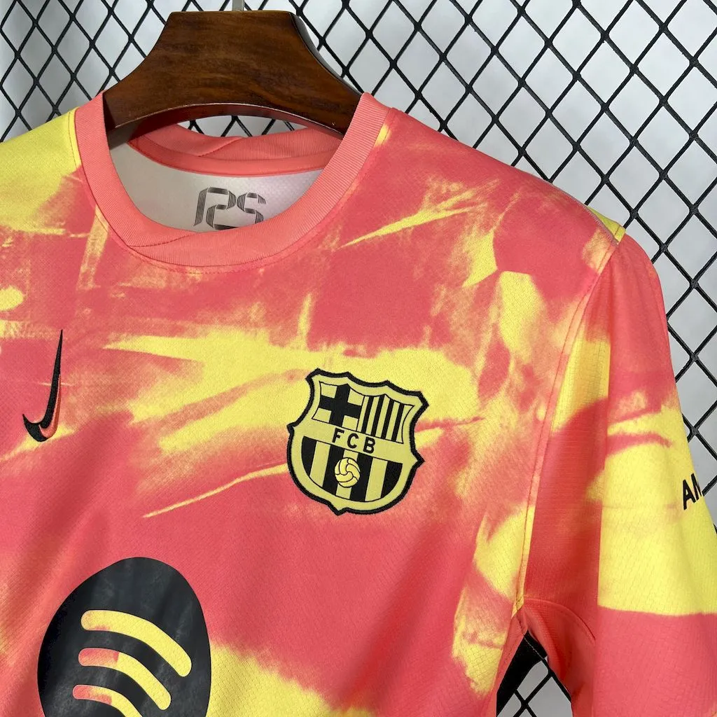 Barcelona Soccer Jersey Pink Training Custom Shirt 2025/26