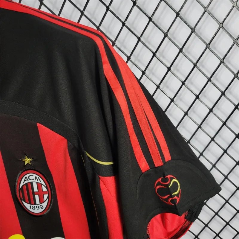 AC Milan Retro Soccer Jersey Home Custom Shirt 2006/07