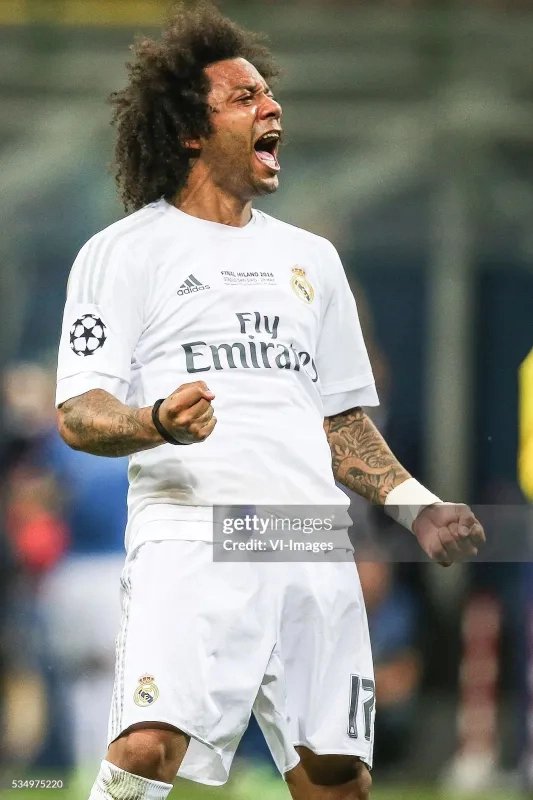 Real Madrid Authentic Retro Jersey Home Long Sleeve Soccer Shirt 2015/16